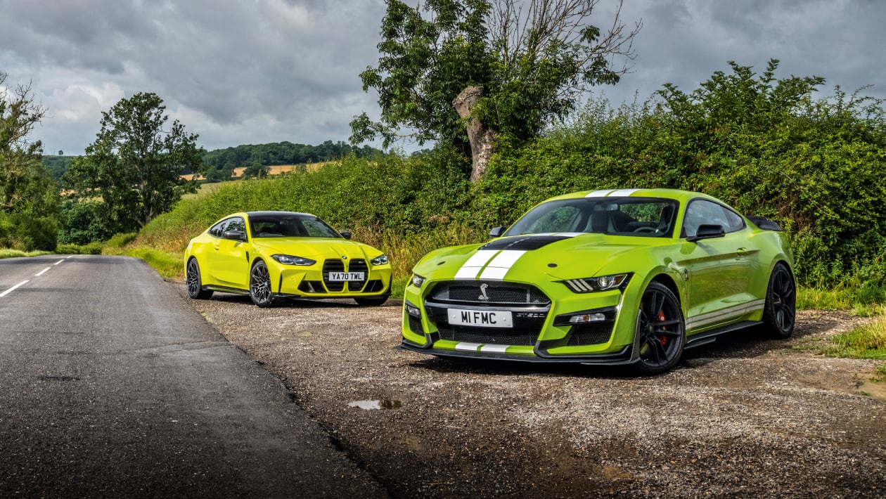 BMW M4 Competition V Ford Mustang Shelby GT500 | Evo